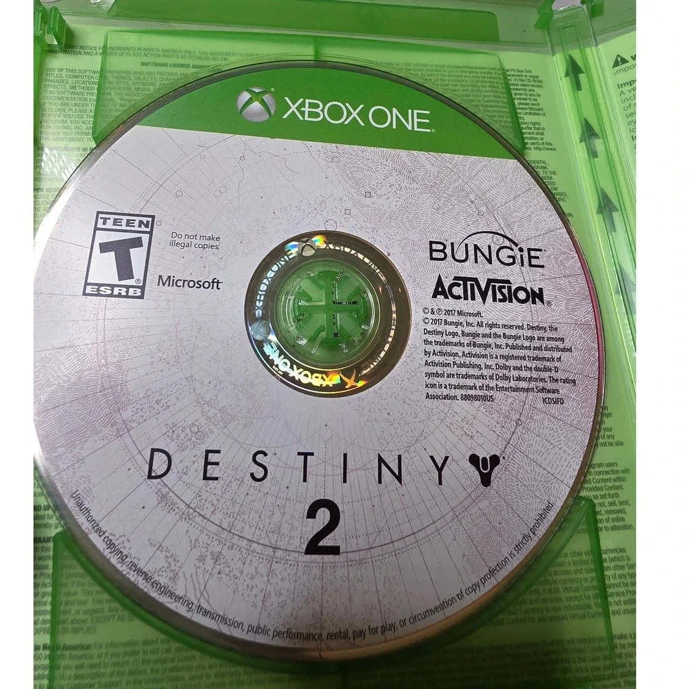 Destiny 2 Xbox One Microsoft Bungie Activision‎ Video Game Disc Only